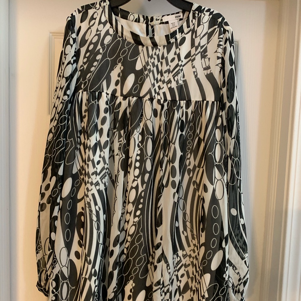 H&M 60s Mod Style Swing Dress